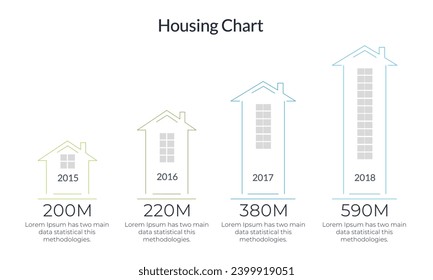 Real Estate Abstract Concept Vector Infographic Chart