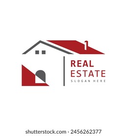 Logotipo Abstractas Inmobiliario. Icono de línea de Vector inmobiliario.