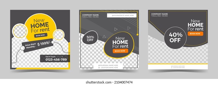 real estate ad poster social media post design