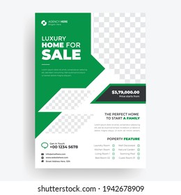 Real Estate Advertising Business Flyer Template, Real Estate Flyer for Real Estate and Property Business 