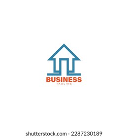 Real estate agency company logo,agent property logo