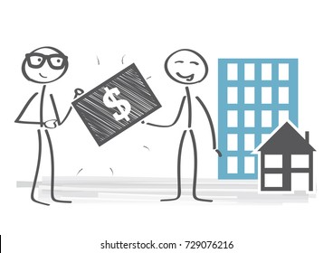 real estate agent and client sealing a deal