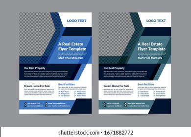 Real Estate Agent Flyer & Poster Template.