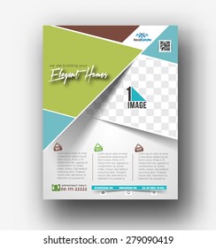 Real Estate Agent Flyer & Poster Template 