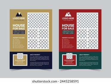 Real Estate Agent Flyer Template | A4 | Print Ready | Fully Editable