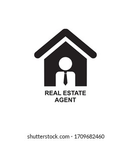 REAL ESTATE AGENT ICON , MANAGER HOME ICON