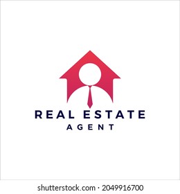 Vector de logotipos de agentes inmobiliarios para su empresa