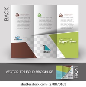 Real Estate Agent Tri-Fold Mock up & Brochure Design 