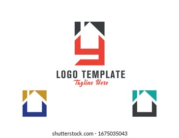 Real Estate Agent Vector Logo Design Template 