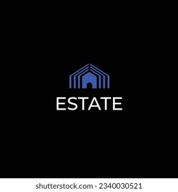 Real Estate Apartment Building vector logo design