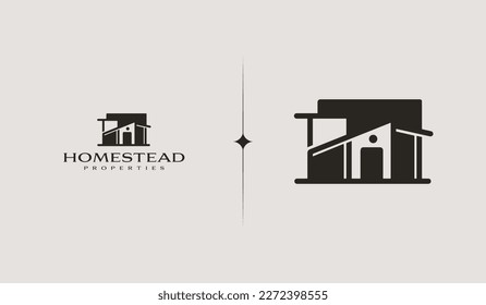 Real Estate Apartment Logo. Universal creative premium symbol. Vector sign icon logo template. Vector illustration