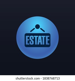 Real Estate - botón Icono de aplicación