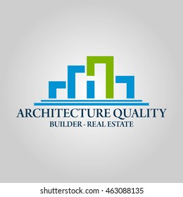 Real Estate, Architecture and Construction Vector Logo Design