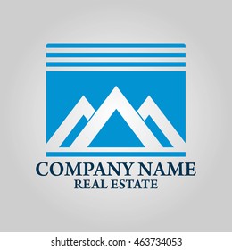 Real Estate, Architecture and Construction Vector Logo Design