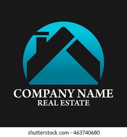 Real Estate, Architecture and Construction Vector Logo Design