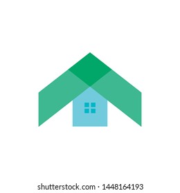 Real estate arrow logo vector