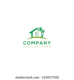 Diseño del logotipo vectorial de arte inmobiliario