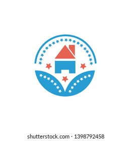 Real Estate Award Icon- vector sign