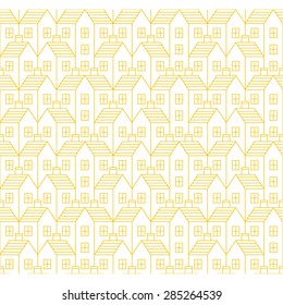 Real estate background. Seamless pattern
