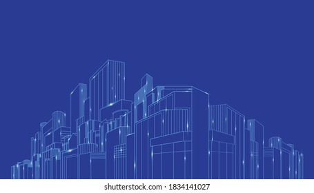 Real Estate background. Vector illustration