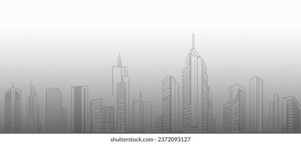 Immobilien-Hintergrund. Vektorgrafik