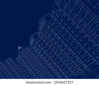 Real estate background. Vector illustration