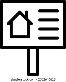 Immobilienpappe, Vektorsymbol