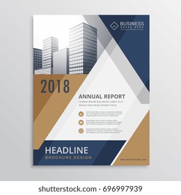real estate brochure design vector illustration