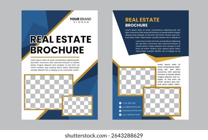 Real Estate Brochure Flyer Design | PSD Template for Property Advertising