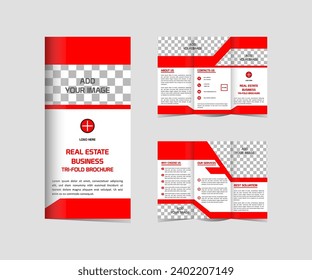 Real estate brochure template design editable and resizable