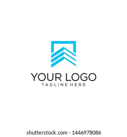real estate build logo vector