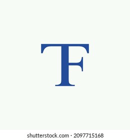 Real Estate, Building, Constriction Logo Design Concept Letter TF