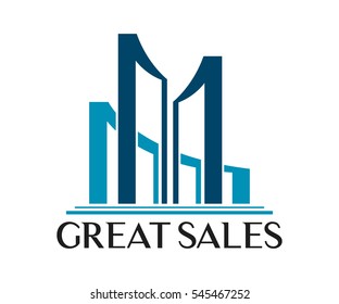 Real Estate, Building, Construction and Architecture Logo Vector Design Eps 10