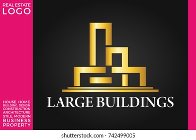 Real Estate, Building, Construction and Architecture Logo Vector Design Eps 10
