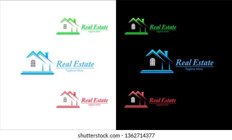 Real Estate, Building and Construction Logo Vector 01