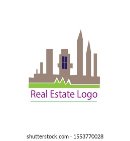 Real Estate, Building and Construction Logo Vector Design 
