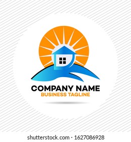 Real Estate, Building and Construction Logo Vector Design Concept. For architecture Business Branding