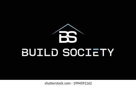 Ilustración del logotipo de la construcción inmobiliaria