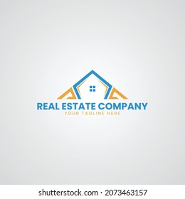 Real Estate, Building and Construction Logo Vector Design