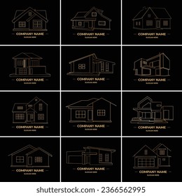 Real Estate, Building and Construction Logo Vector Design