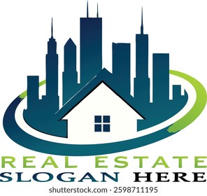 Real Estate Building and Construction Logo Vector Design Template Element.home and house logo

