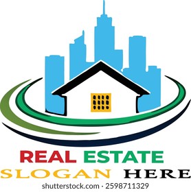 Real Estate Building and Construction Logo Vector Design Template Element.home and house logo
