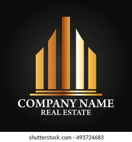 Real Estate, Building and Construction Logo Vector Design
