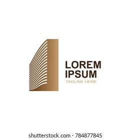 Real estate building construction logo. modern template design.vector icon illustration