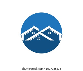 Real estate and building home logo template