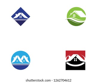Real estate and building home logo 