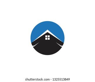 Real estate and building home logo