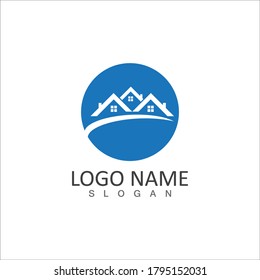 Real estate and building home logo vector
