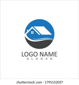 Real estate and building home logo vector