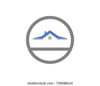 Real estate and building home logo design template
